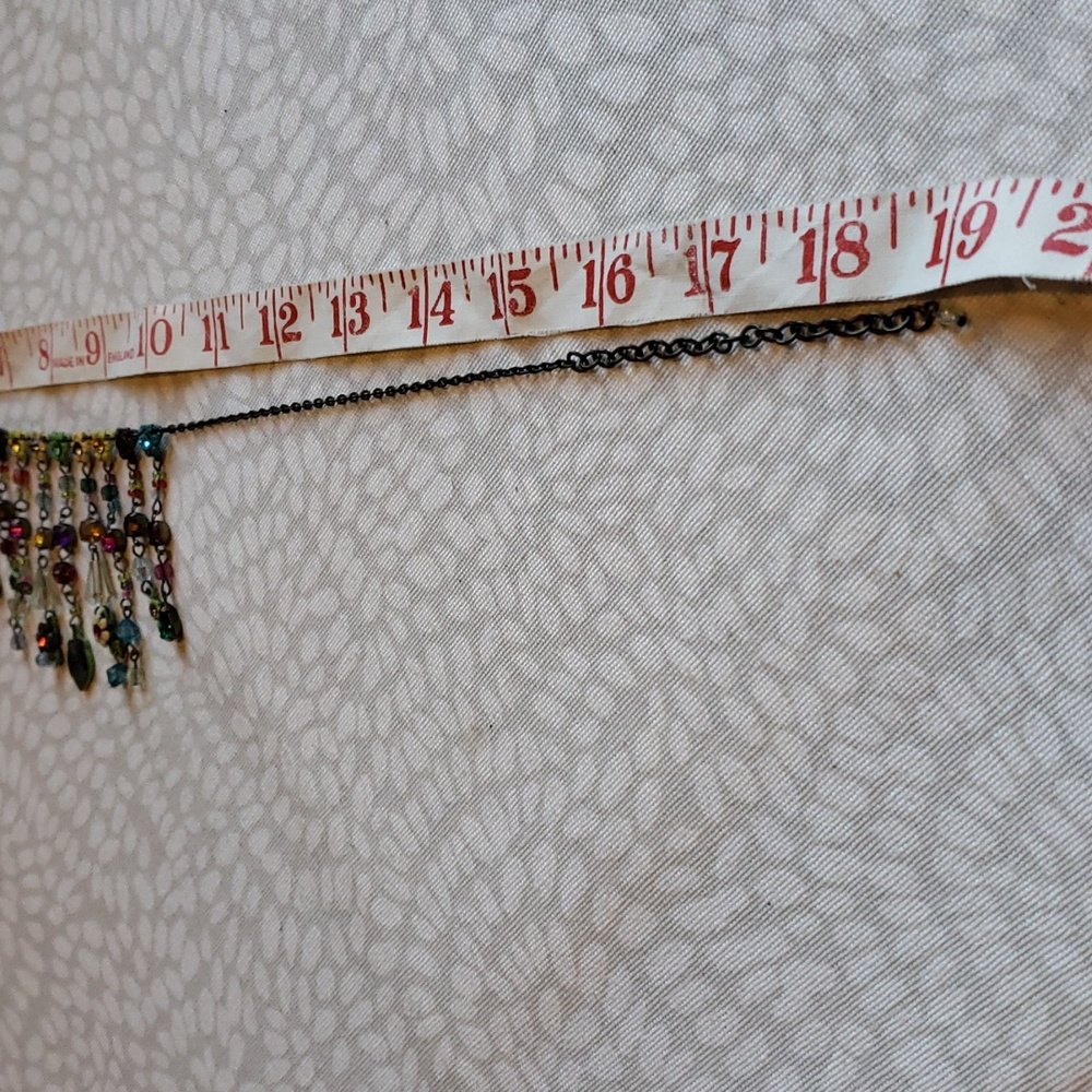 Bohemian Beaded Cascade Necklace - Picture 4 of 5